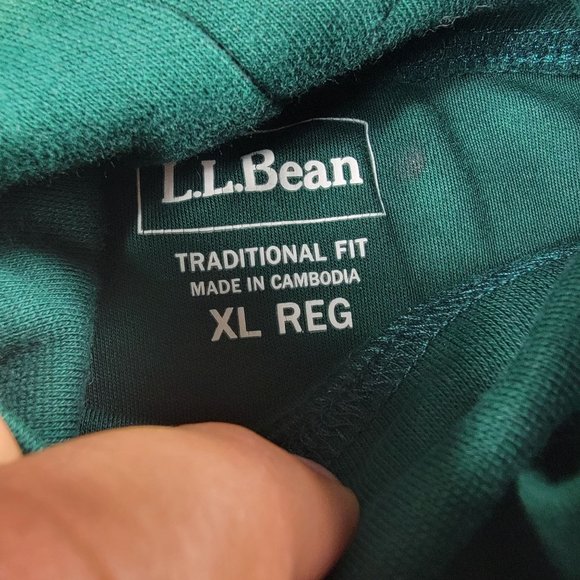 LL Bean Mens XL Green Gray Traditional Fit Long Sleeve Turtleneck Shirts - Picture 6 of 7